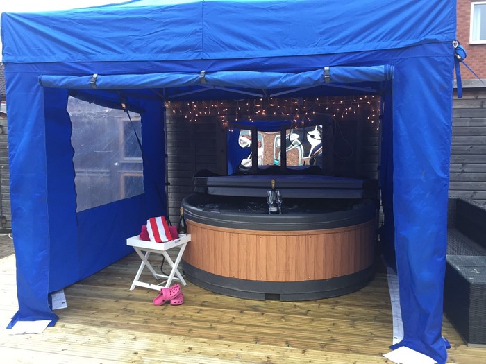 Hot tub marquee Doncaster